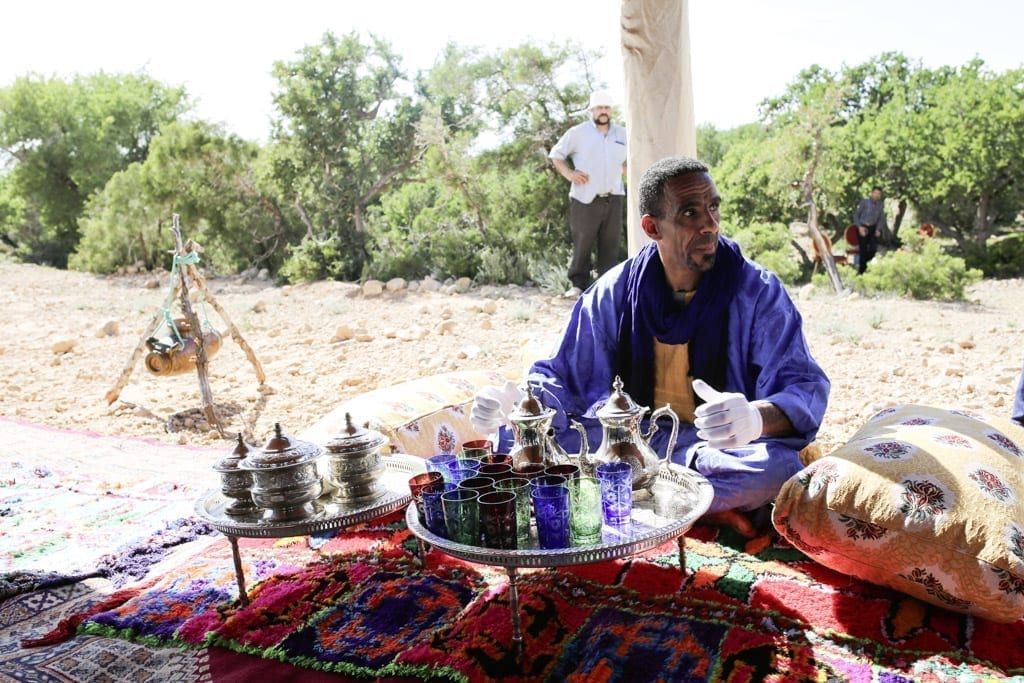 Karin Kaswurm in Marokko, Agadir mir L'Oreal für Aura Botanica
